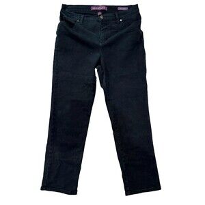 Gloria Vanderbilt Jeans Women's 8P Black Amanda Petite Denim